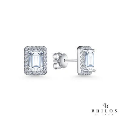 Srebrne naušnice Regal Gemstone sa bijelim cirkonom