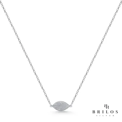 Srebrna ogrlica Posh Ellipse