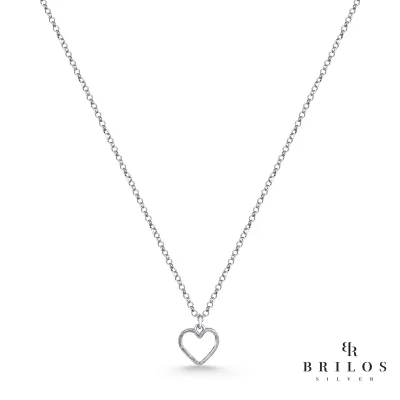 Srebrna ogrlica Little Pure Heart