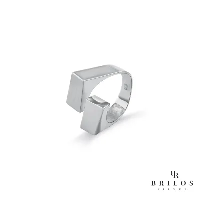 Srebrni prsten Cube