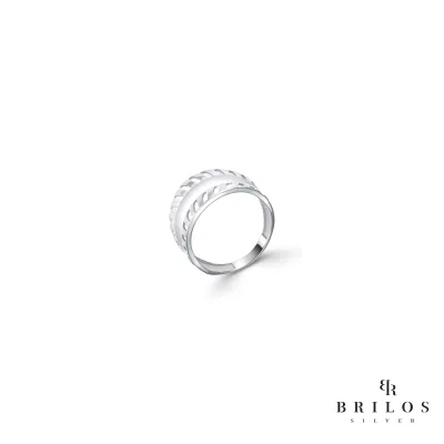 Srebrni prsten Buckle