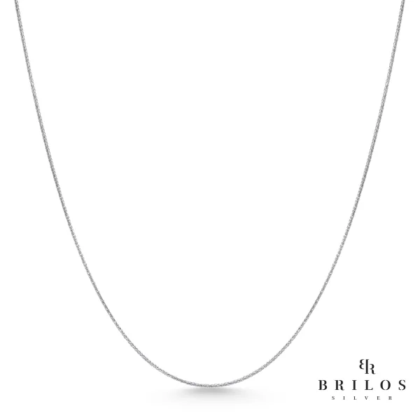 Srebrni lanac Spiga L-40 cm, M25