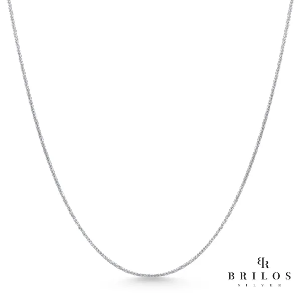 Srebrni lanac Spiga L-40 cm, M30