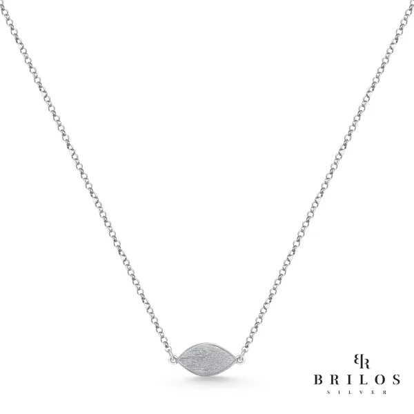 Srebrna ogrlica Posh Ellipse