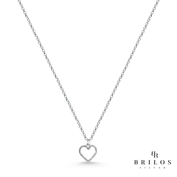Srebrna ogrlica Little Pure Heart
